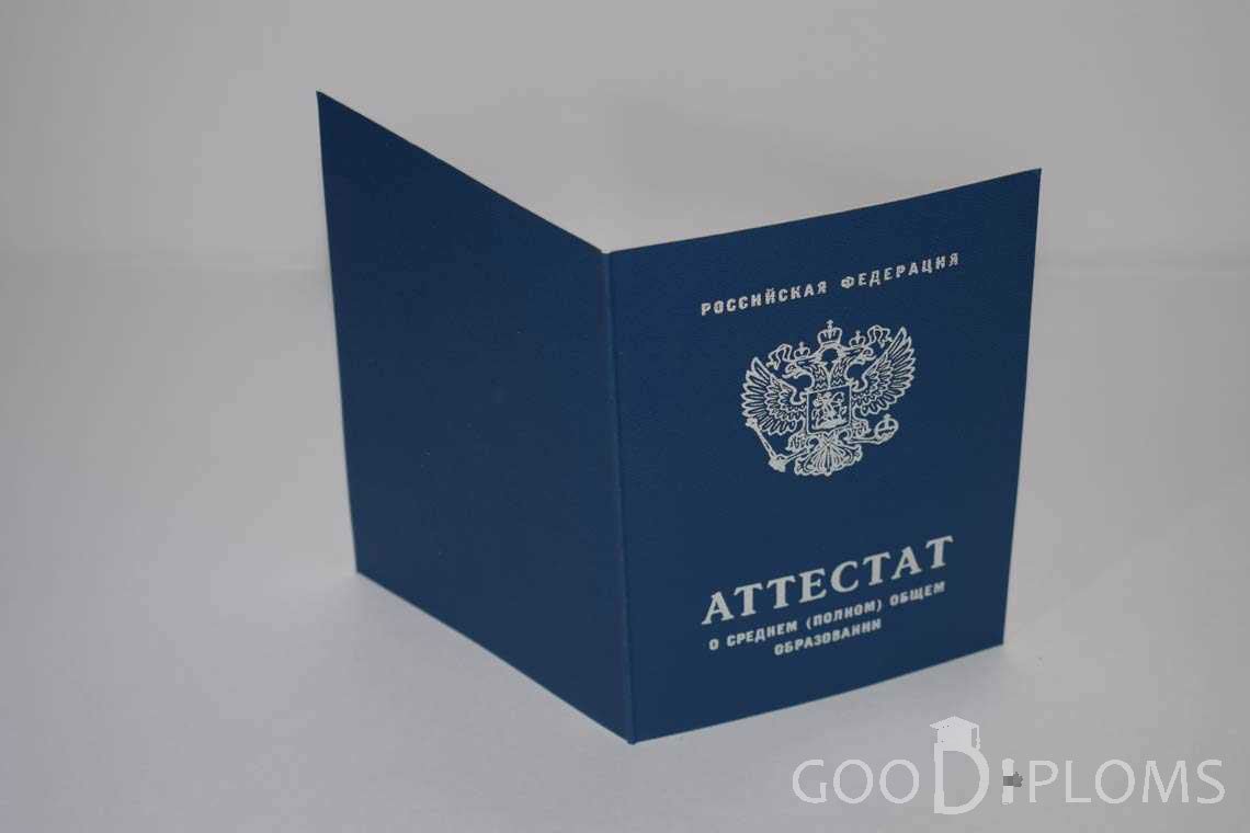 Аттестат За 11 Класс - Обратная Сторона период выдачи 2008-2009 -  Альметьевск