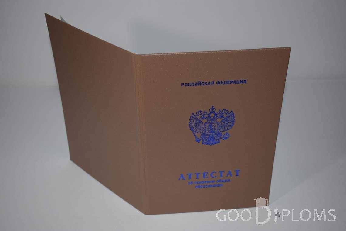 Аттестат За 9 Класс - Обратная Сторона период выдачи 2010-2013 -  Альметьевск