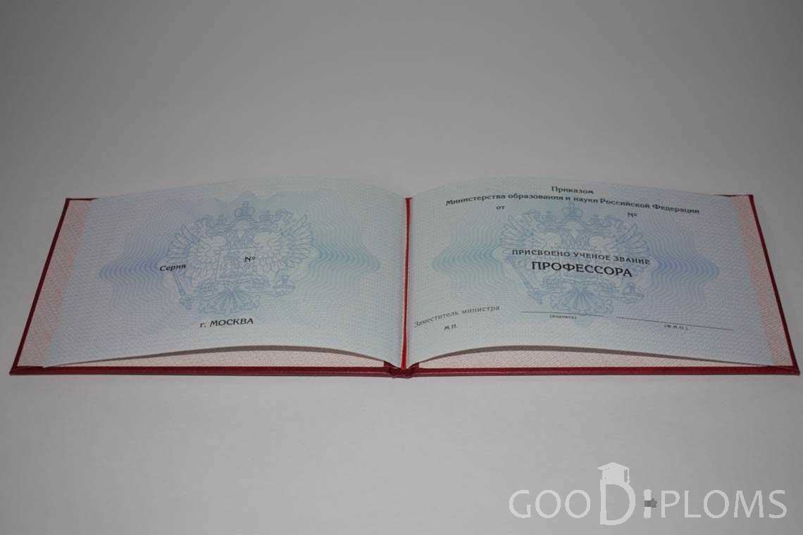 Аттестат Профессора период выдачи 2015-2020 -  Альметьевск