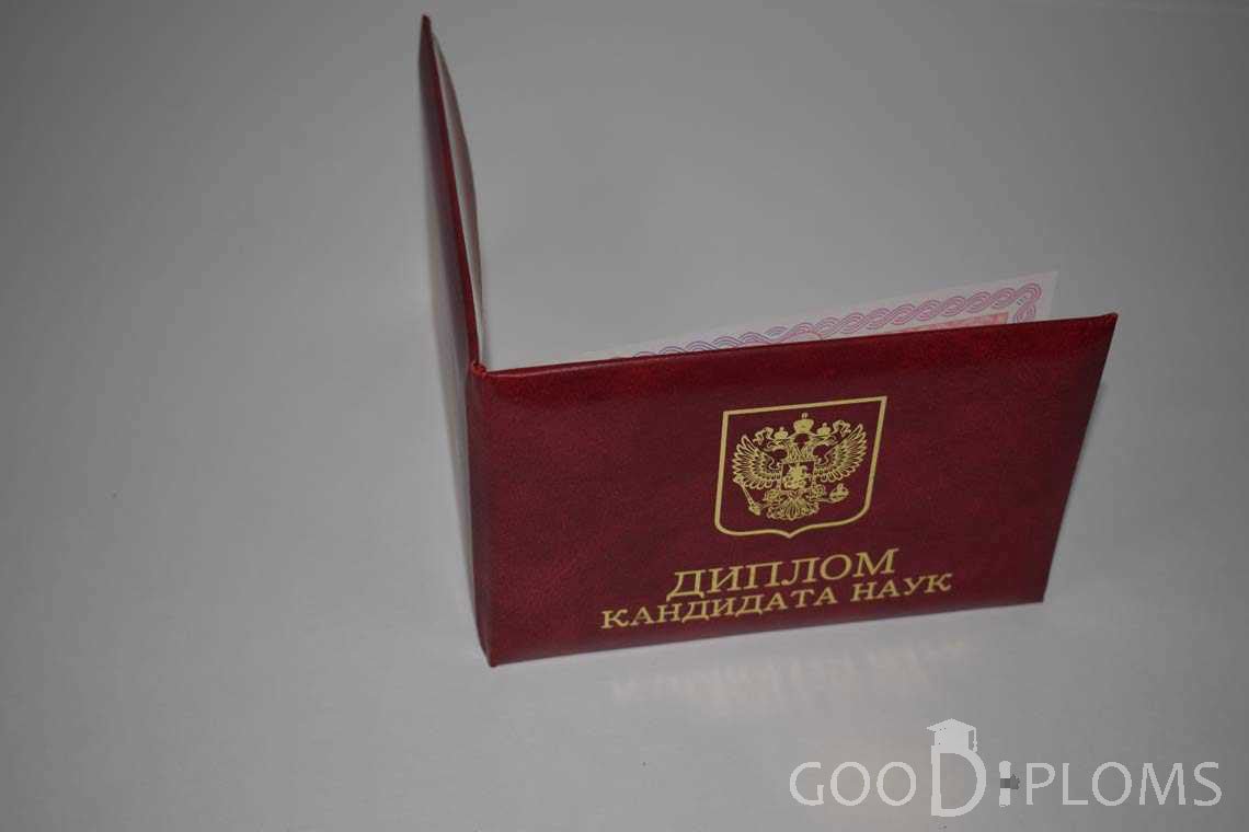 Диплом Кандидата Наук - Обратная Сторона период выдачи 2013-2016 -  Альметьевск