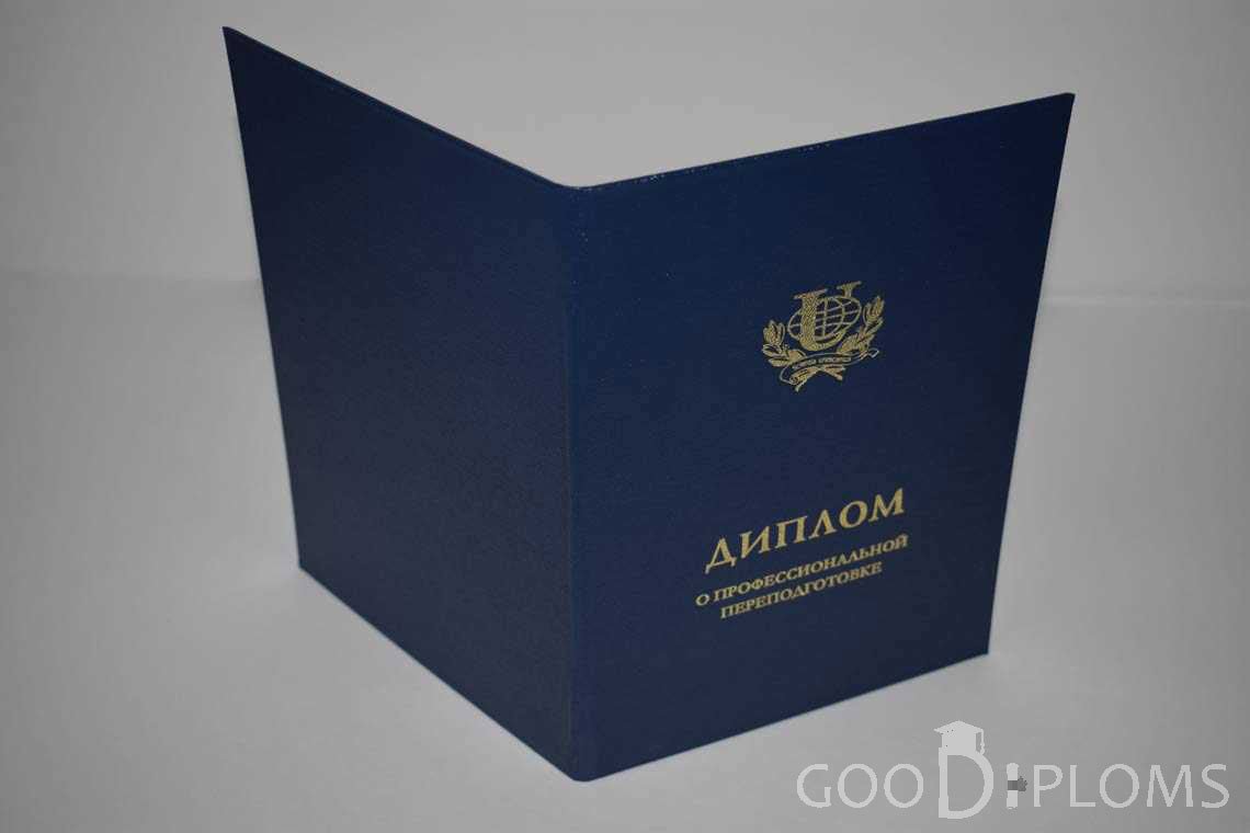 Диплом о Переподготовке РУДН - Обратная Сторона период выдачи 2014-2020 -  Альметьевск