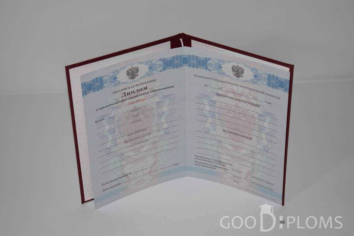 Диплом Техникума с Отличием в период c 2011 по 2013 год - Альметьевск