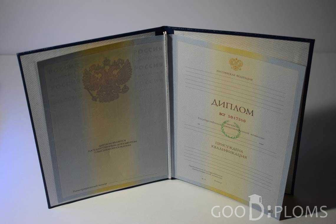 Бланк Диплома о Высшем Образовании - Альметьевск