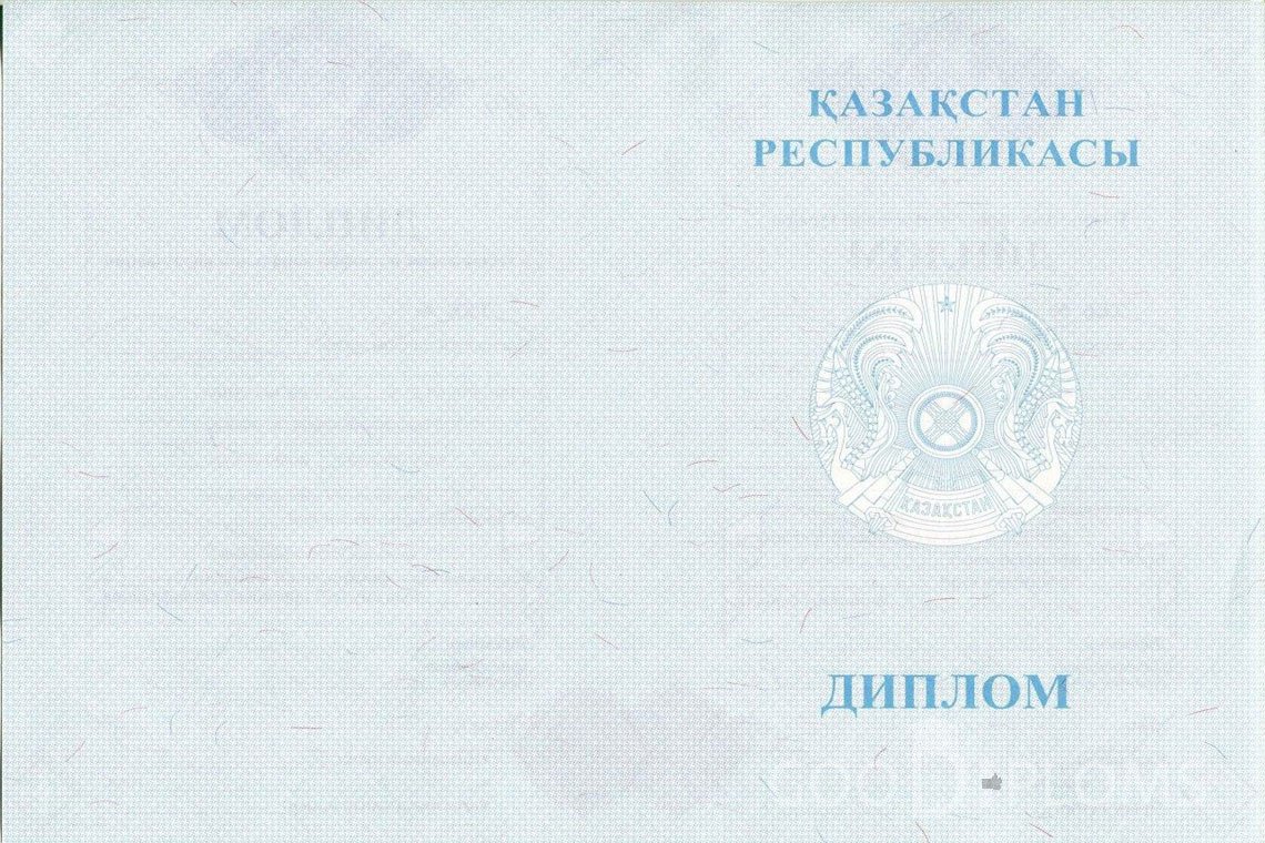 Казахский диплом магистра - Обратная сторона- Альметьевск